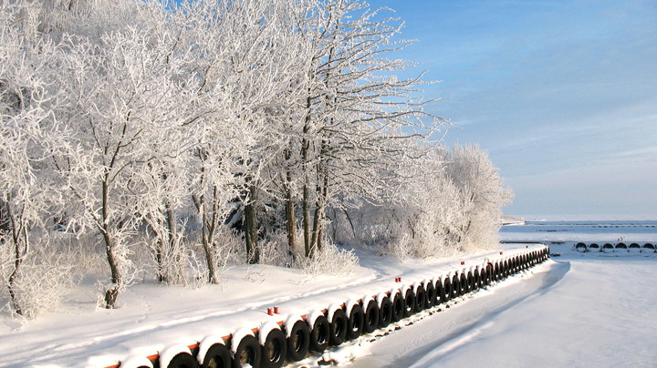 Zima nad Zalewem (Grudzień 2010)