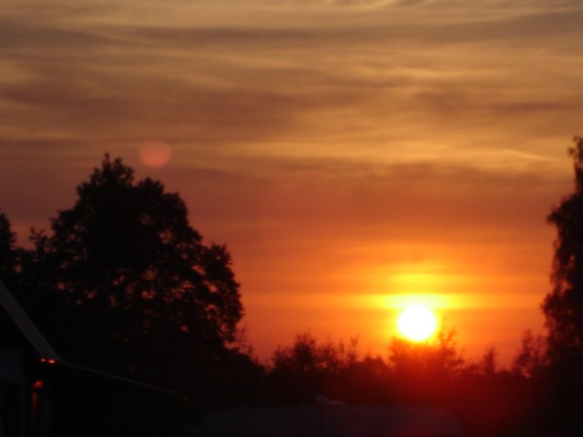  
zachód słońca na Murawkach