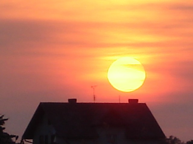  
zachód słońca na Murawkach 