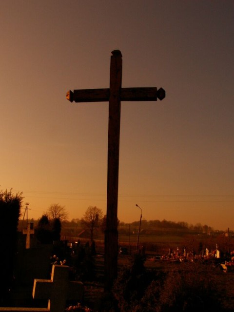 Cmentarz w podelbląskim Milejewie. (Grudzień 2006)