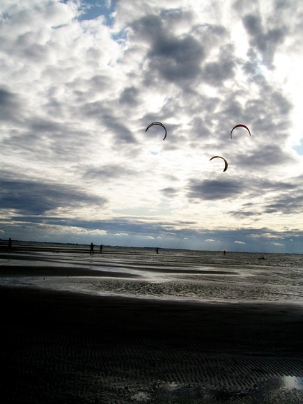 Kitesurfing plaża Kadyny ...:) (Sierpień 2010)
