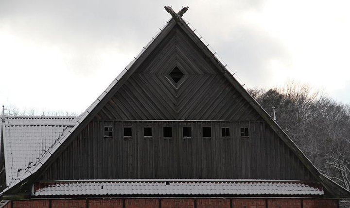 Kadyńska stodoła zimą (Luty 2012)