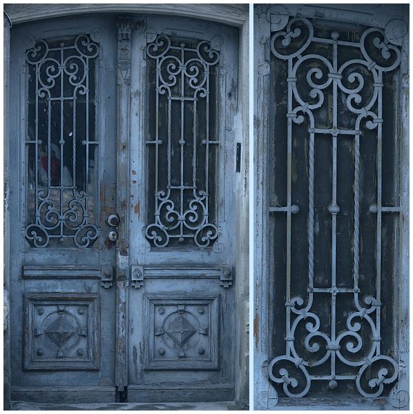 "Niebieskie drzwi" w budynku przy ul. TrauguttaZdjęcie nagrodzone w konkursie lutowym.