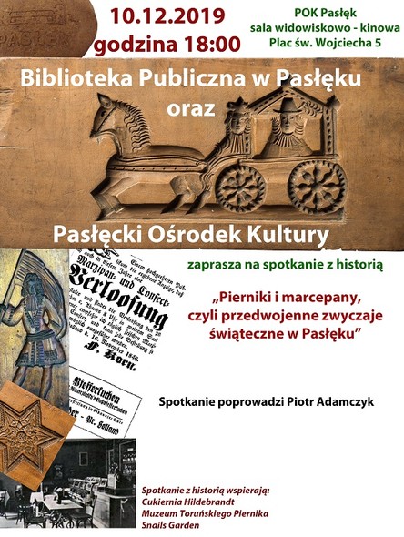 Elbląg, Pierniki i marcepany, czyli przedwojenne zwyczaje w Pasłęku