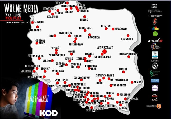 Elbląg, Będą protestować w obronie wolnych mediów