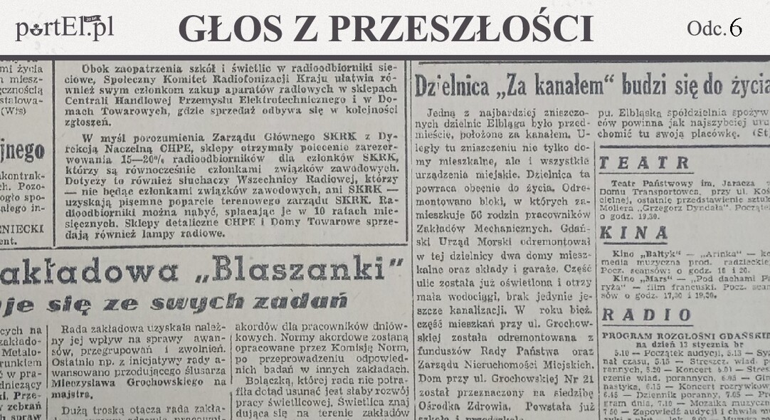 Elbląg, Głos Wybrzeża nr 13, 1950 r.