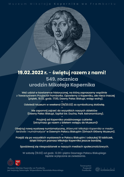 Elbląg, Rocznica 549. urodzin Mikołaja Kopernika