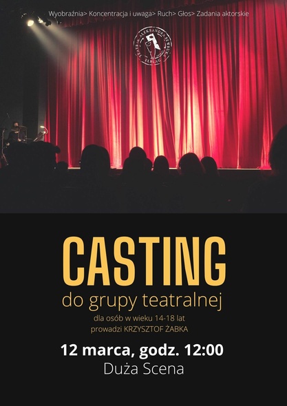 Elbląg, Casting do młodzieżowej grupy teatralnej