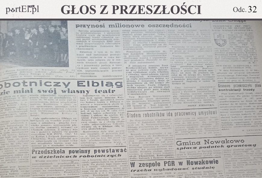 Elbląg, Głos Wybrzeża nr 53, 1950 r.