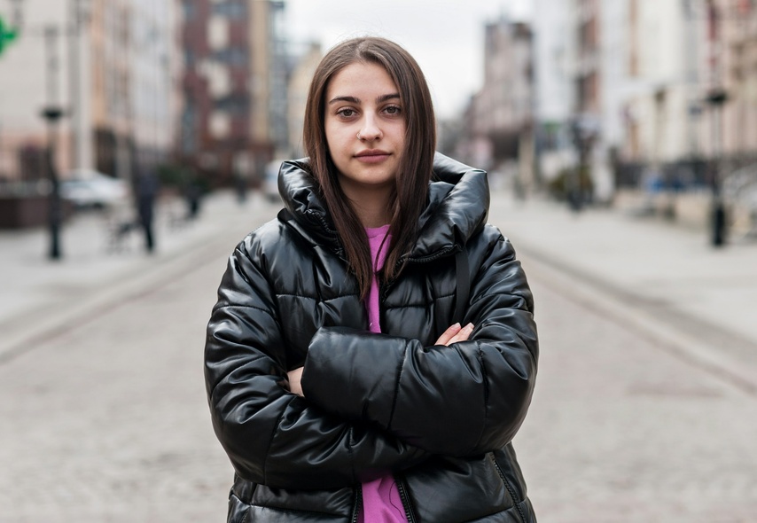 Elbląg, Anastazja ma 20 lat, do Elbląga przyjechała z Charkowa,