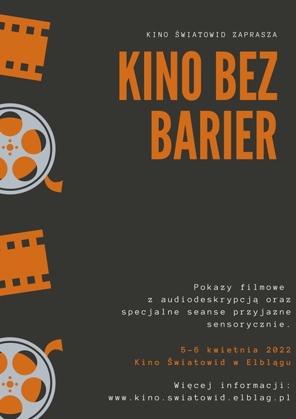 Elbląg, Kino bez barier w Kinie Światowid