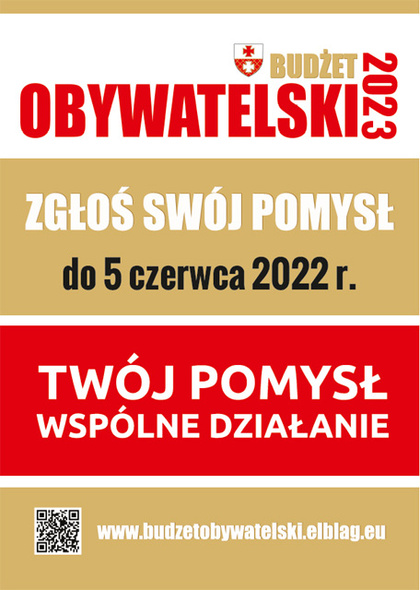 Elbląg, Budżet Obywatelski 2023 - złóż wniosek podczas Dnia Dziecka i Biegu Piekarczyka