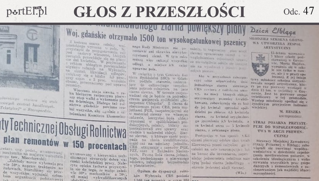 Elbląg, Głos Wybrzeża nr 75, 1950 r.