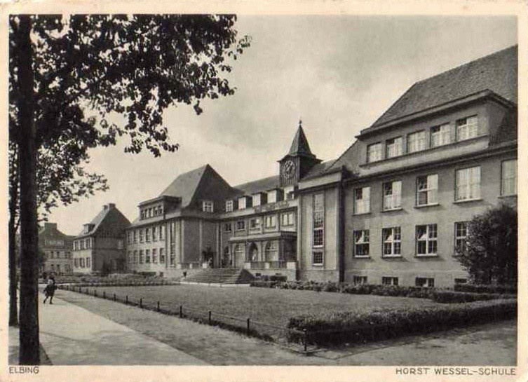 Elbląg, Dawna szkoła Horst Wessel-Schule, ZSZ nr 1