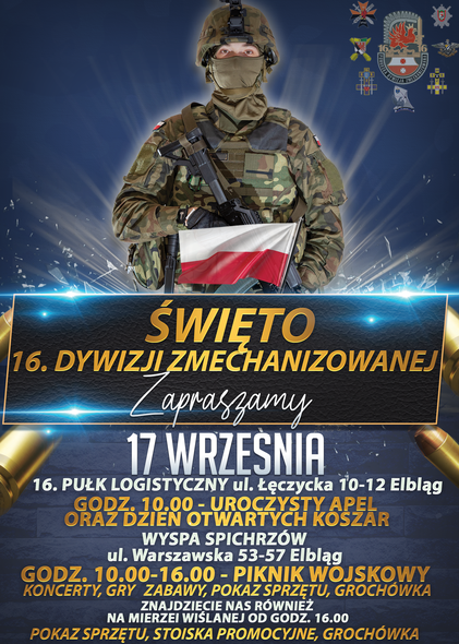 Elbląg, Dywizja zaprasza na swoje święto