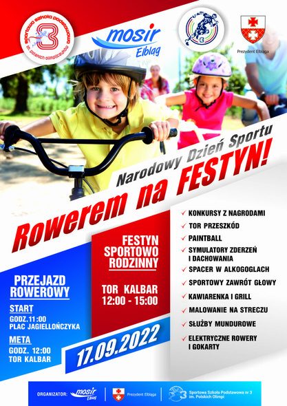 Elbląg, Przejazd rowerowy i sportowy festyn