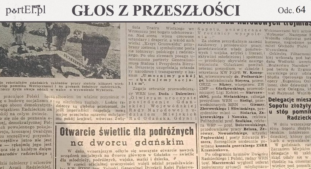 Elbląg, Głos Wybrzeża nr 93, 1950 r.