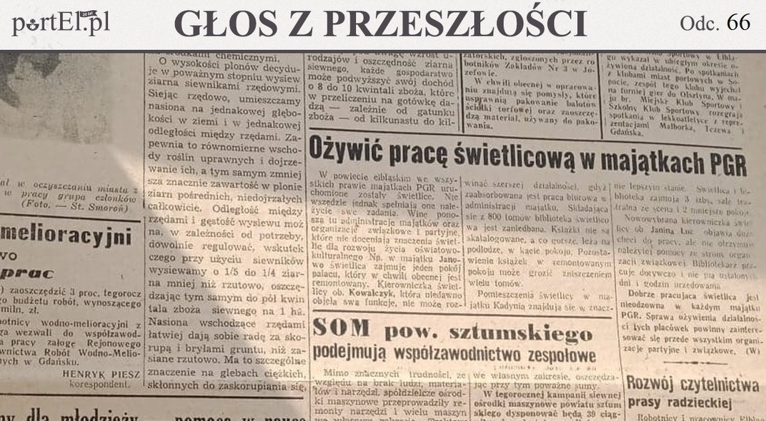 Elbląg, Głos Wybrzeża nr 95, 1950 r.