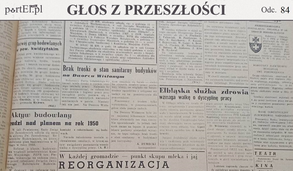 Elbląg, Głos Wybrzeża nr 113, 1950 r.