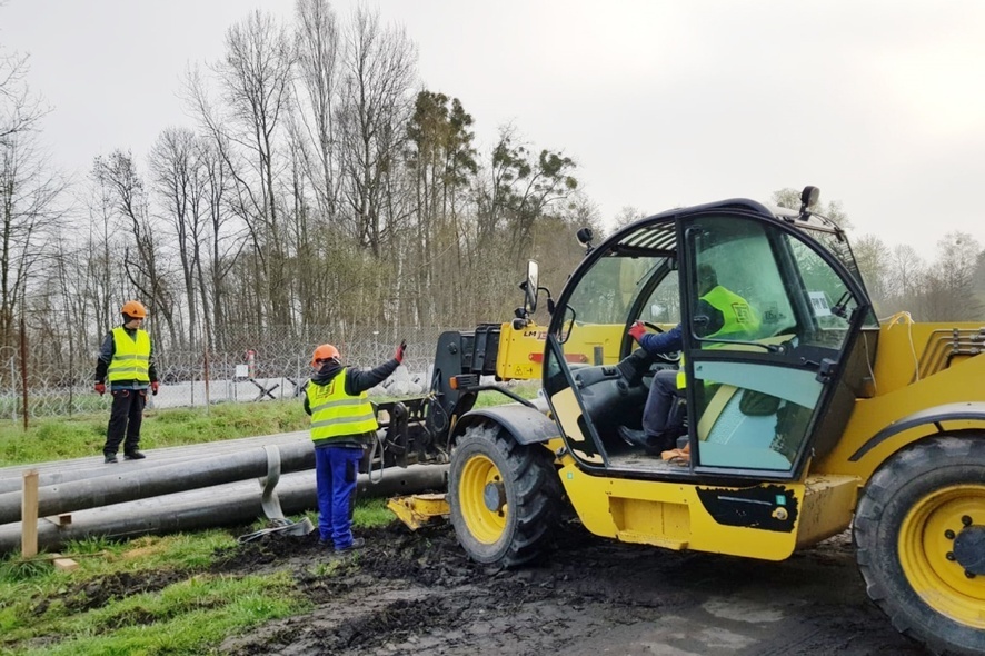 Elbląg, Granica z elektroniczną barierą