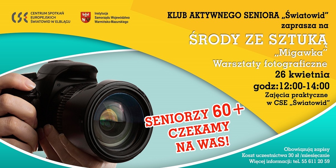 Elbląg, "Migawka", czyli warsztaty fotograficzne dla seniorów