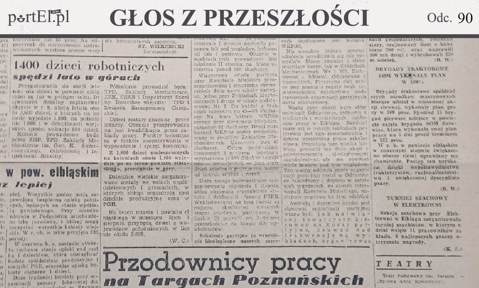 Elbląg, Głos Wybrzeża nr 129, 1950 r.