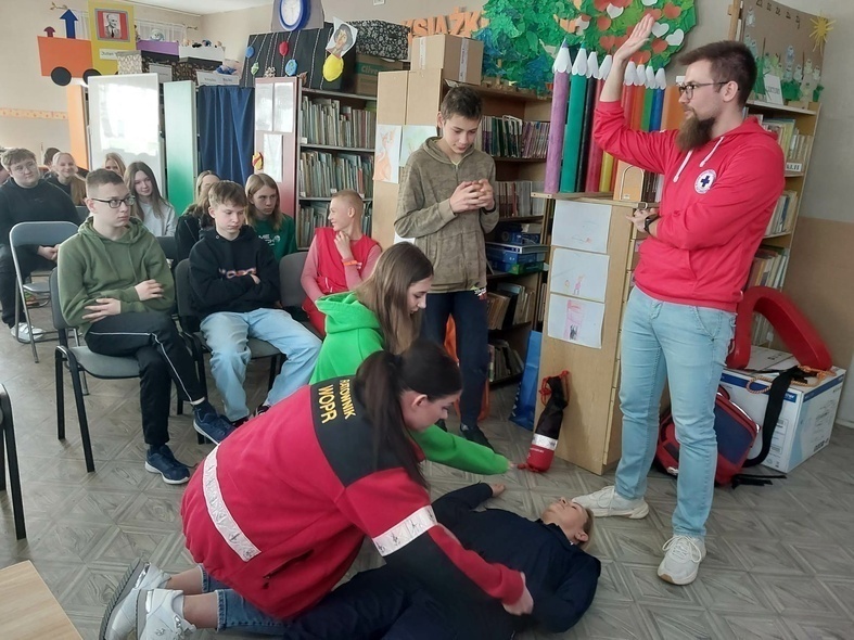 Zajęcia z ratownikami Elbląskiego WOPR,