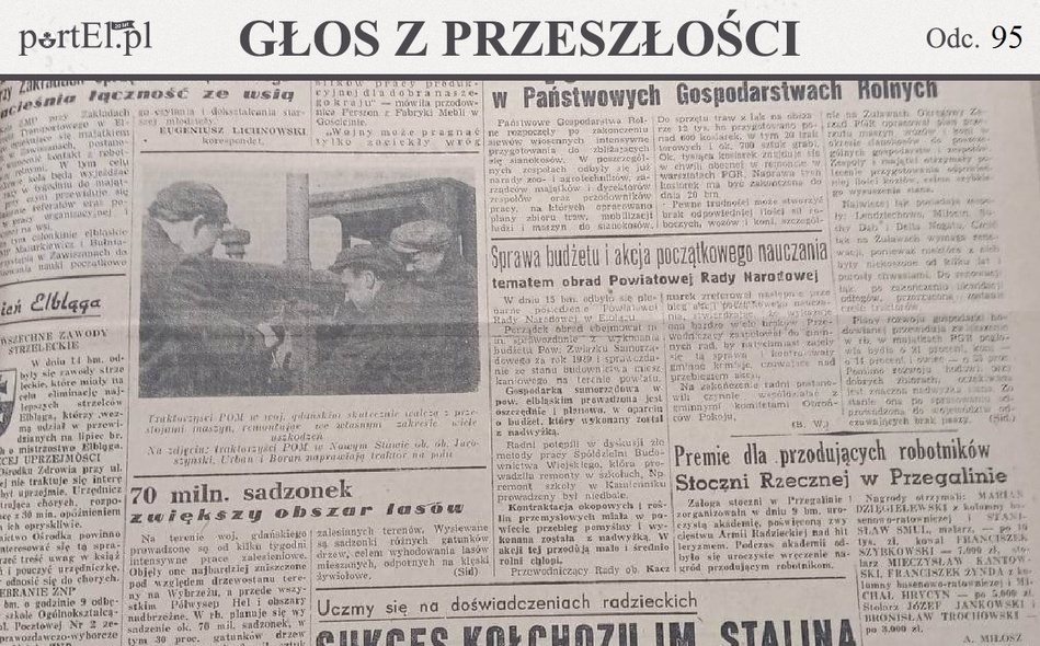 Elbląg, Głos Wybrzeża nr 136, 1950 r.