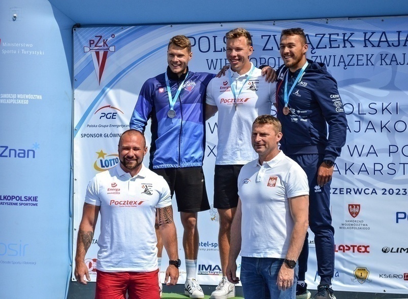 Elbląg, PPrzemysław Korsak na najwyższym stopniu podium