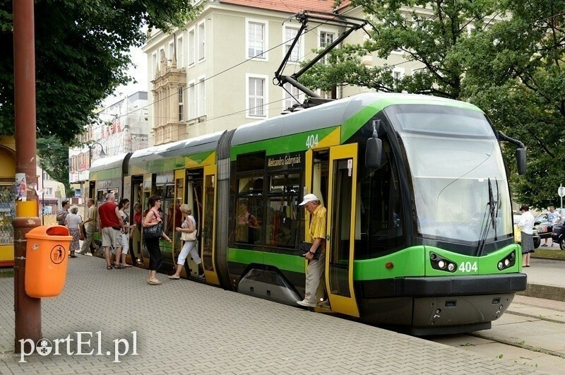 Elbląg, Dodatkowe tramwaje w Dni Elbląga