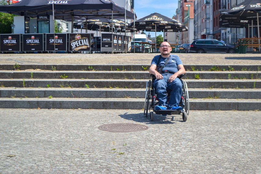 Elbląg, Z Rafałem Nowakowskim wybraliśmy się na spacer