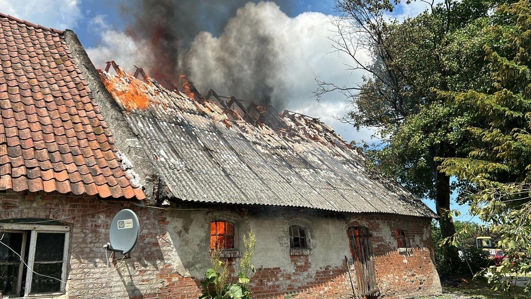 Elbląg, Pożar w Zajączkowie