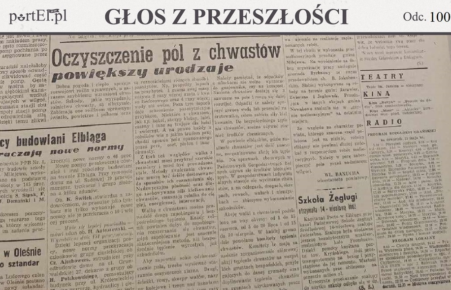 Elbląg, Głos Wybrzeża nr 143, 1950 r.