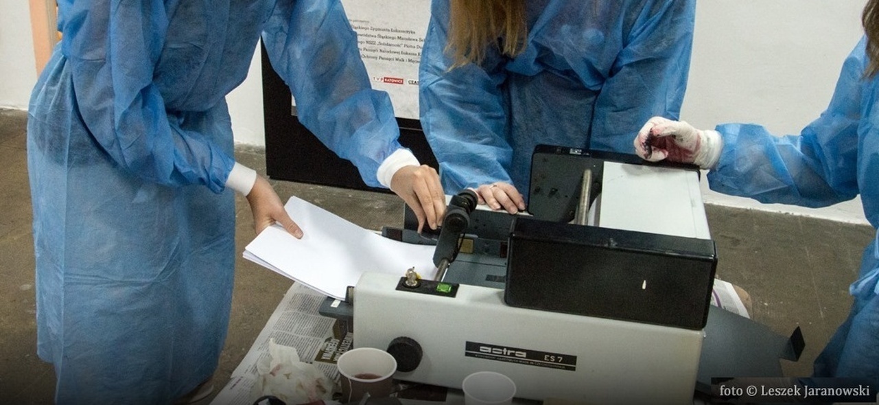 Elbląg, Warsztaty podziemnych technik drukarskich