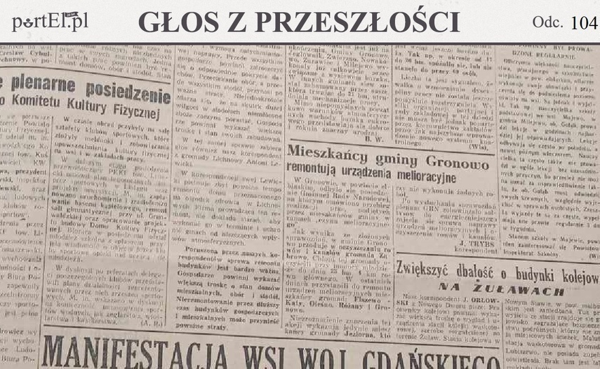 Elbląg, Głos Wybrzeża nr 148, 1950 r.