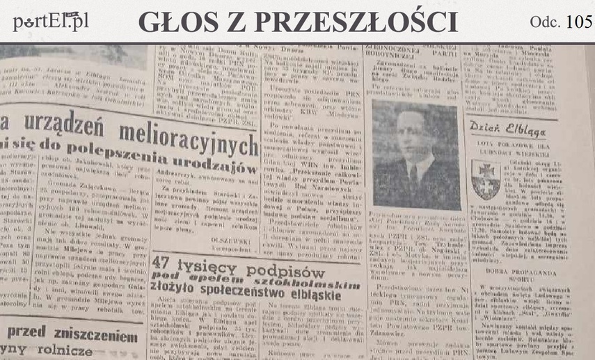 Elbląg, Głos Wybrzeża nr 149, 1950 r.