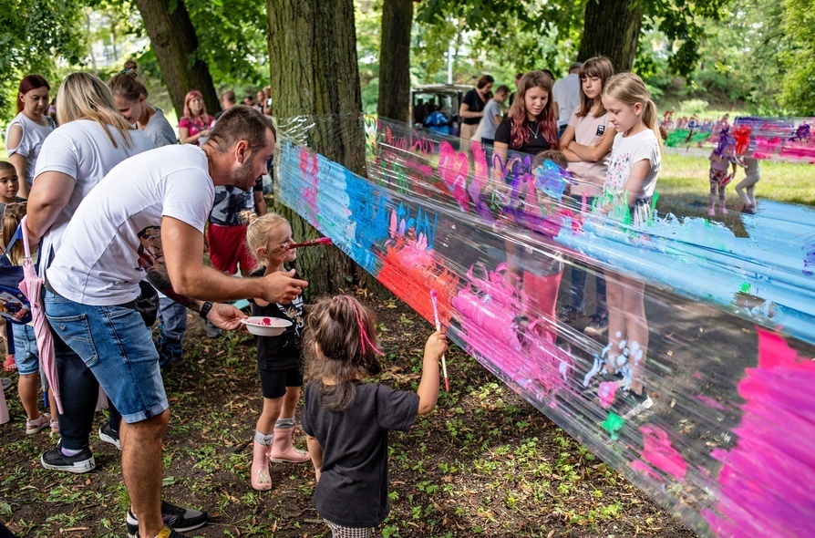 Elbląg, Rodzinnie w parku Traugutta