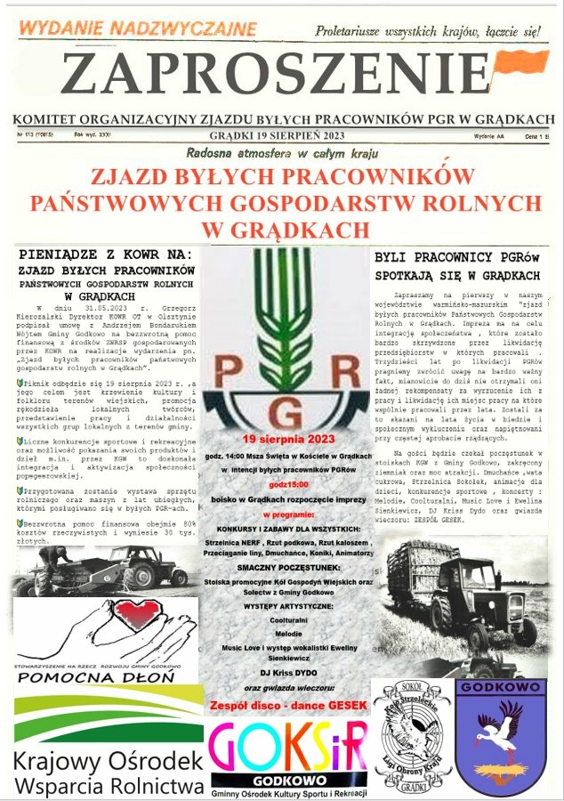 Elbląg, Zjazd byłych pracowników Państwowych Gospodarstw Rolnych w Grądkach