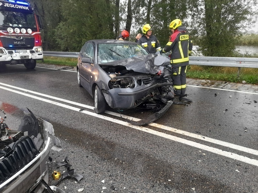 Elbląg, Zderzenie na drodze nr 22, uwaga na utrudnienia