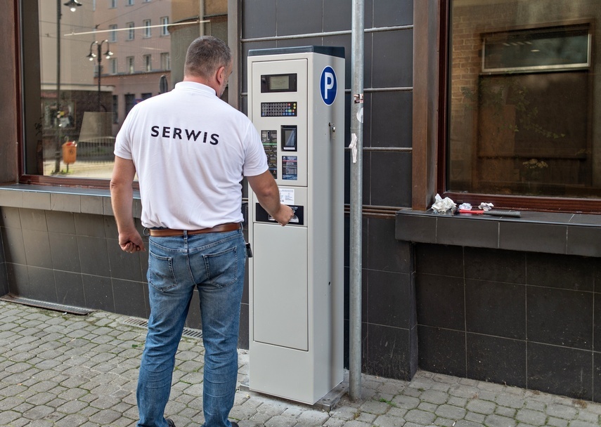 Elbląg, Nowy parkomat przy ul. Krótkiej