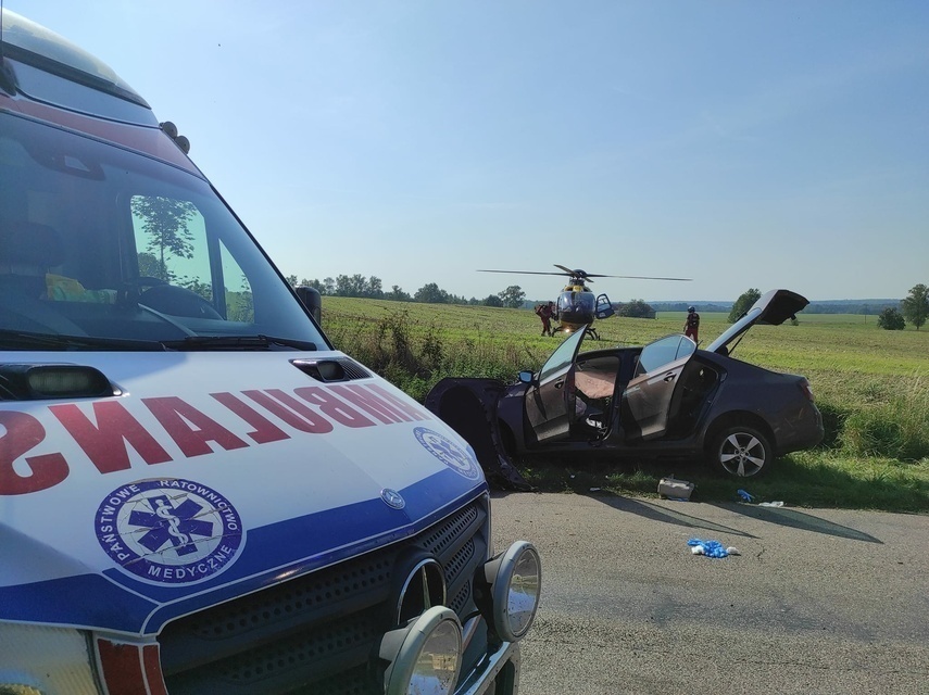 Elbląg, Poważny wypadek drogowy w okolicach Płoskini