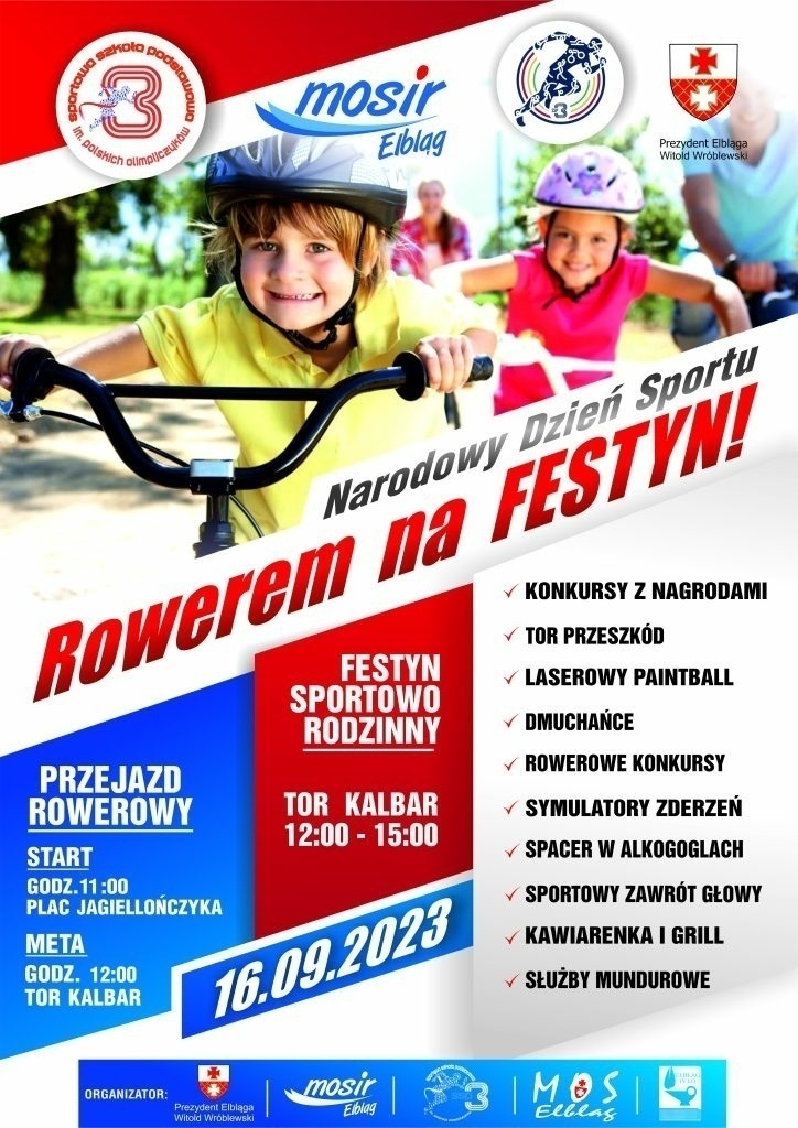 Elbląg, Sobotni przejazd rowerowy i festyn na Kalbarze