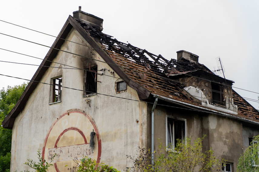 Elbląg, Budynek po ugaszeniu pożaru