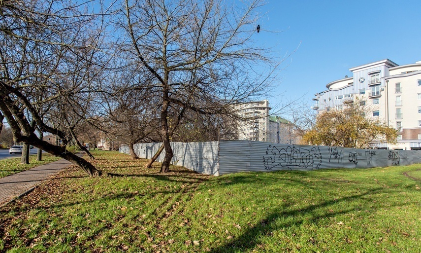 Elbląg, Teren pod planowaną inwestycję od dłuższego czasu jest ogrodzony