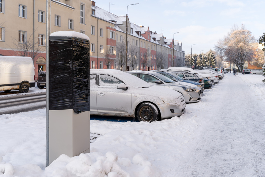 Elbląg, Nowy parkometr przy ul. Wojska Polskiego