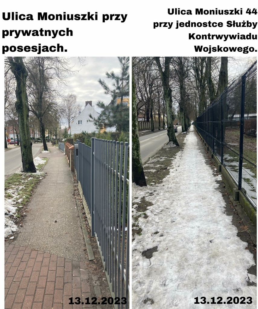 Elbląg, Na Moniuszki pół na pół