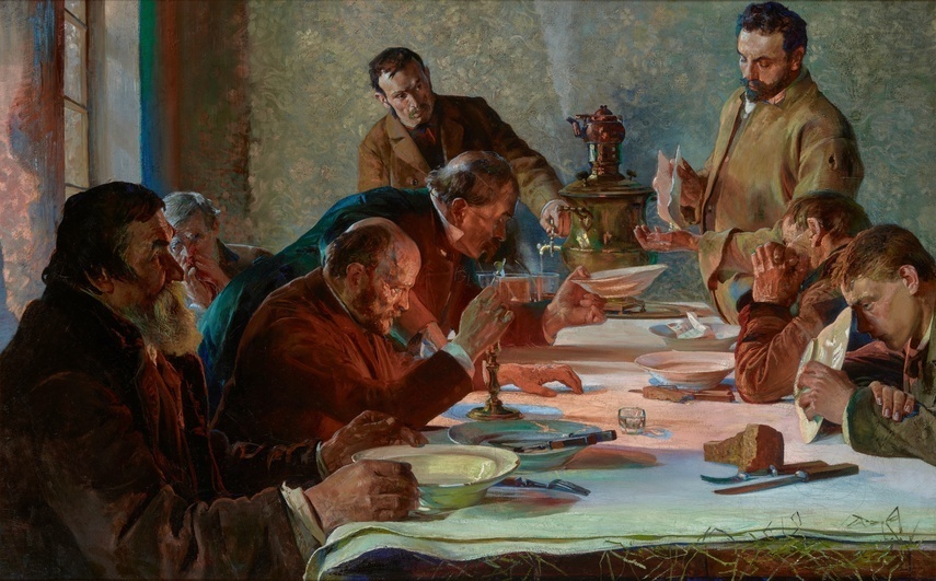 Elbląg, Malczewski, Wigilia na Syberii