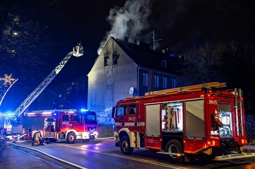 Elbląg, Pożar pustostanu przy Odrodzenia