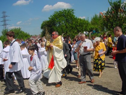 Elbląg, Procesja w parafii św. Floriana