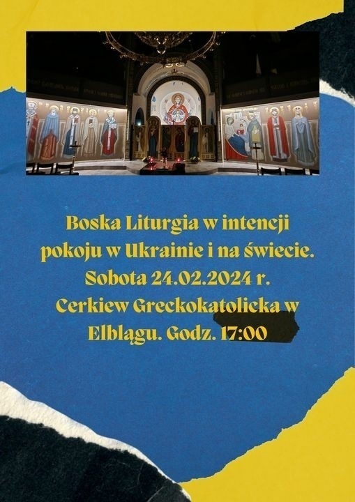 Elbląg, Pomodlą się o pokój na Ukrainie